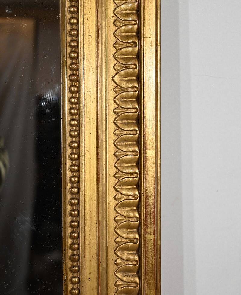 Gilded Wood Mirror, Louis XVI style, Napoleon III period – Mid 19th century