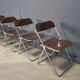 Vintage folding chairs Plia Giancarlo Piretti for Castelli, 1970s, set