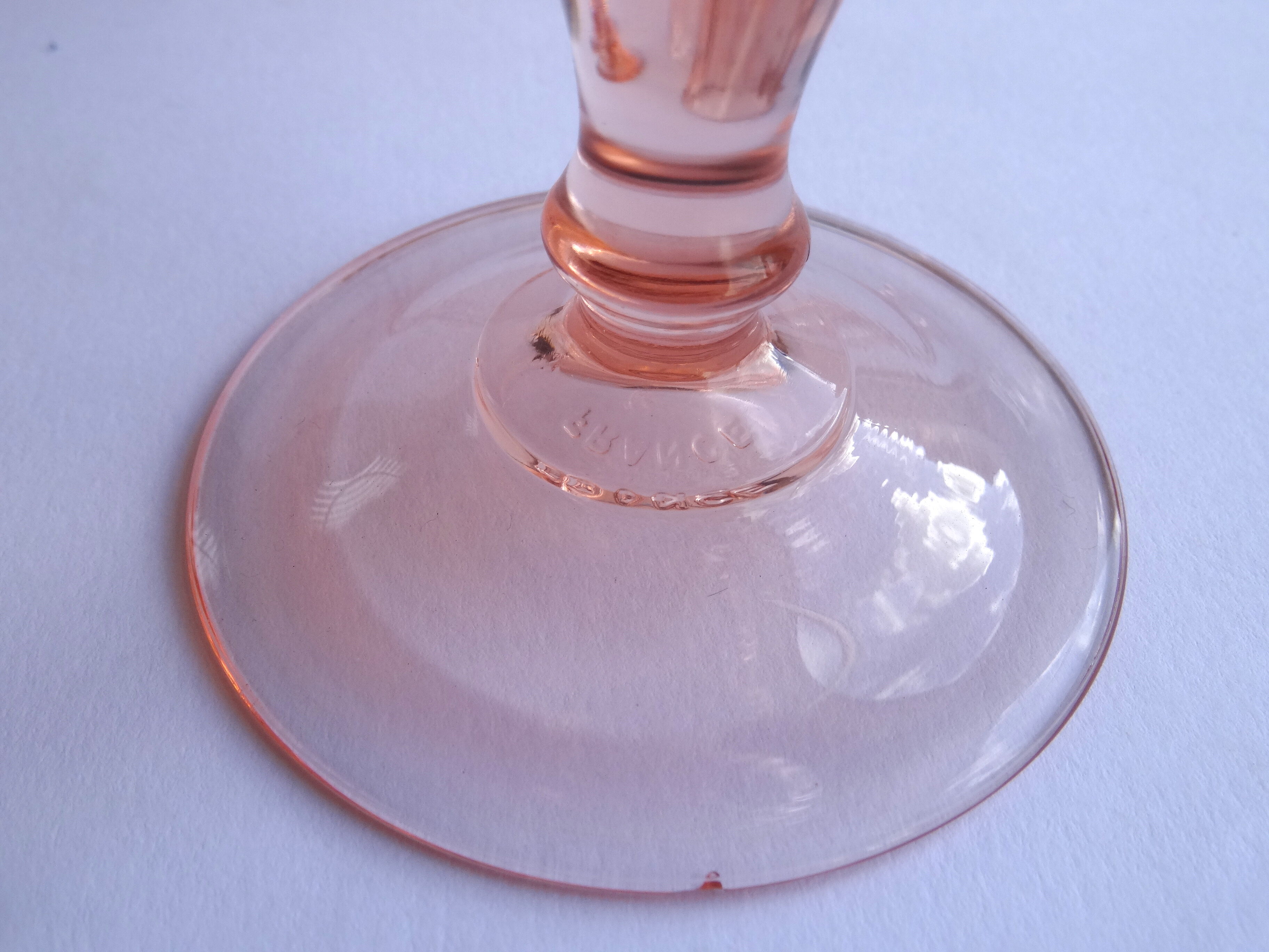 6 Luminarc Rosaline red wine glasses