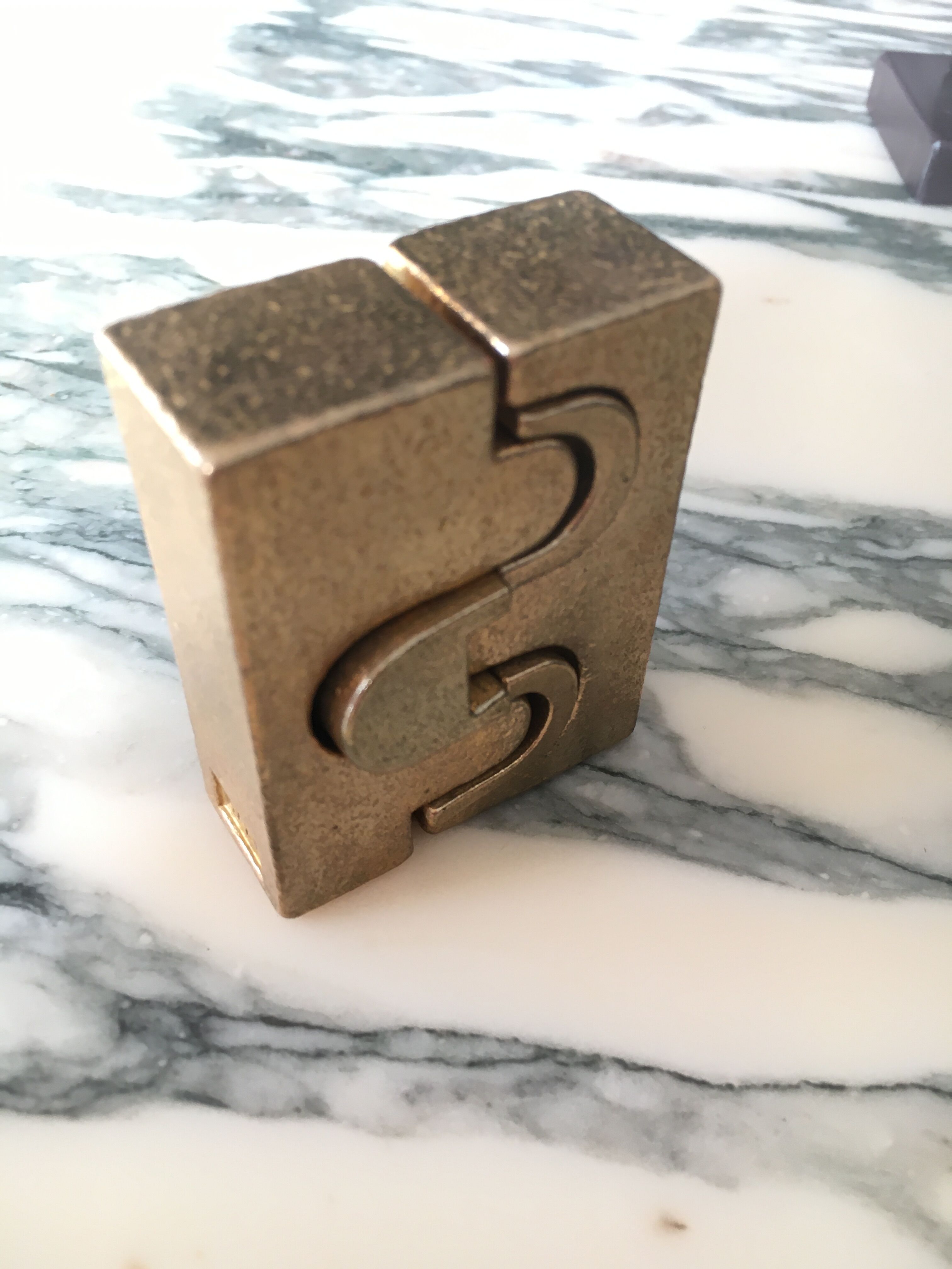 Vintage bronze mobile sculpture by Jacqueline Badord
