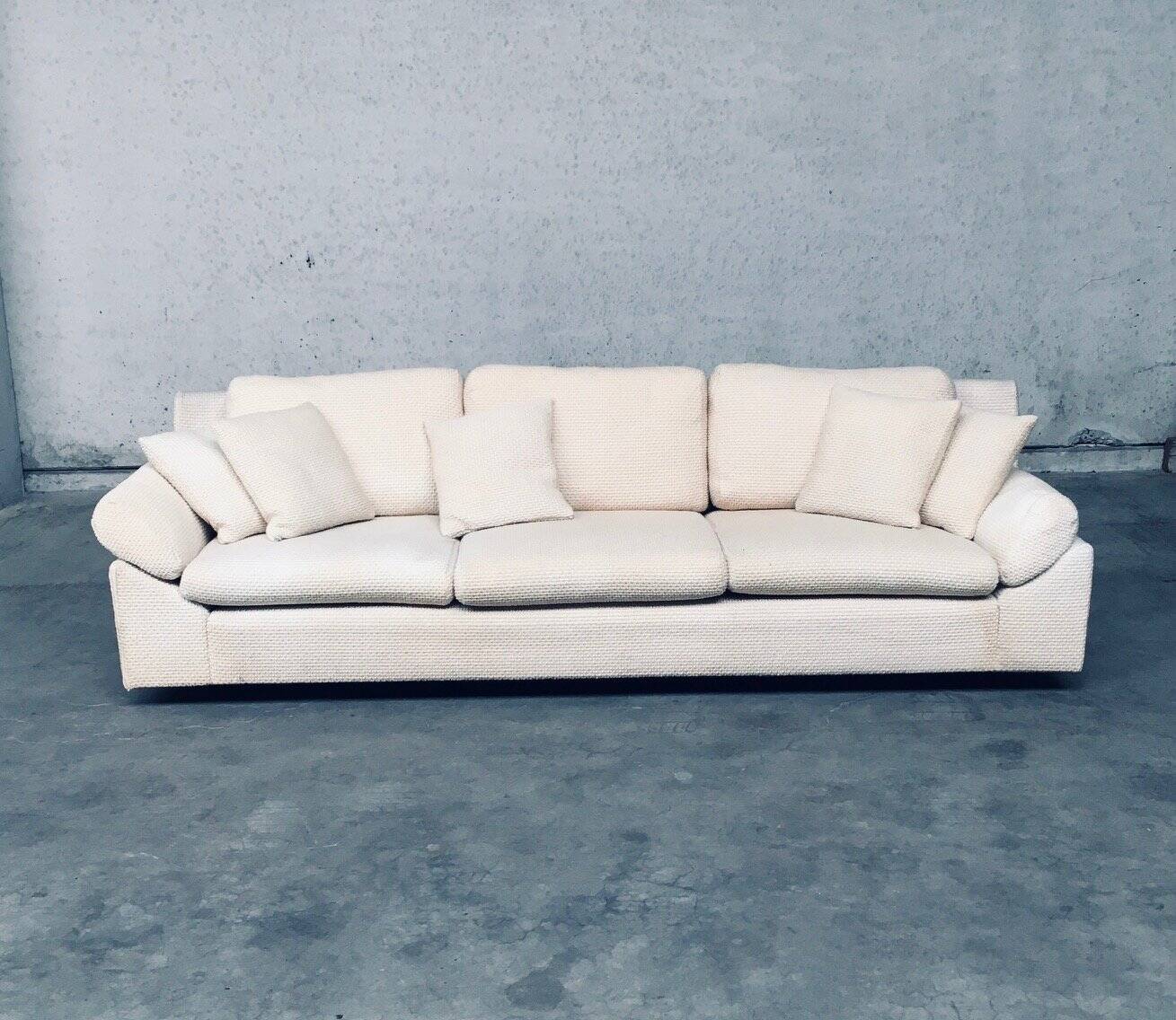 Mid-Century Modern Design Boucle Wool 3-Seater Sofa, 1960s