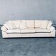 Mid-Century Modern Design Boucle Wool 3-Seater Sofa, 1960s