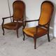 pair of Voltaire armchairs