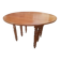 Six-legged round table in cherry wood from the late 19th century