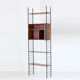 1960s vintage teak bookshelf in scandinavian style