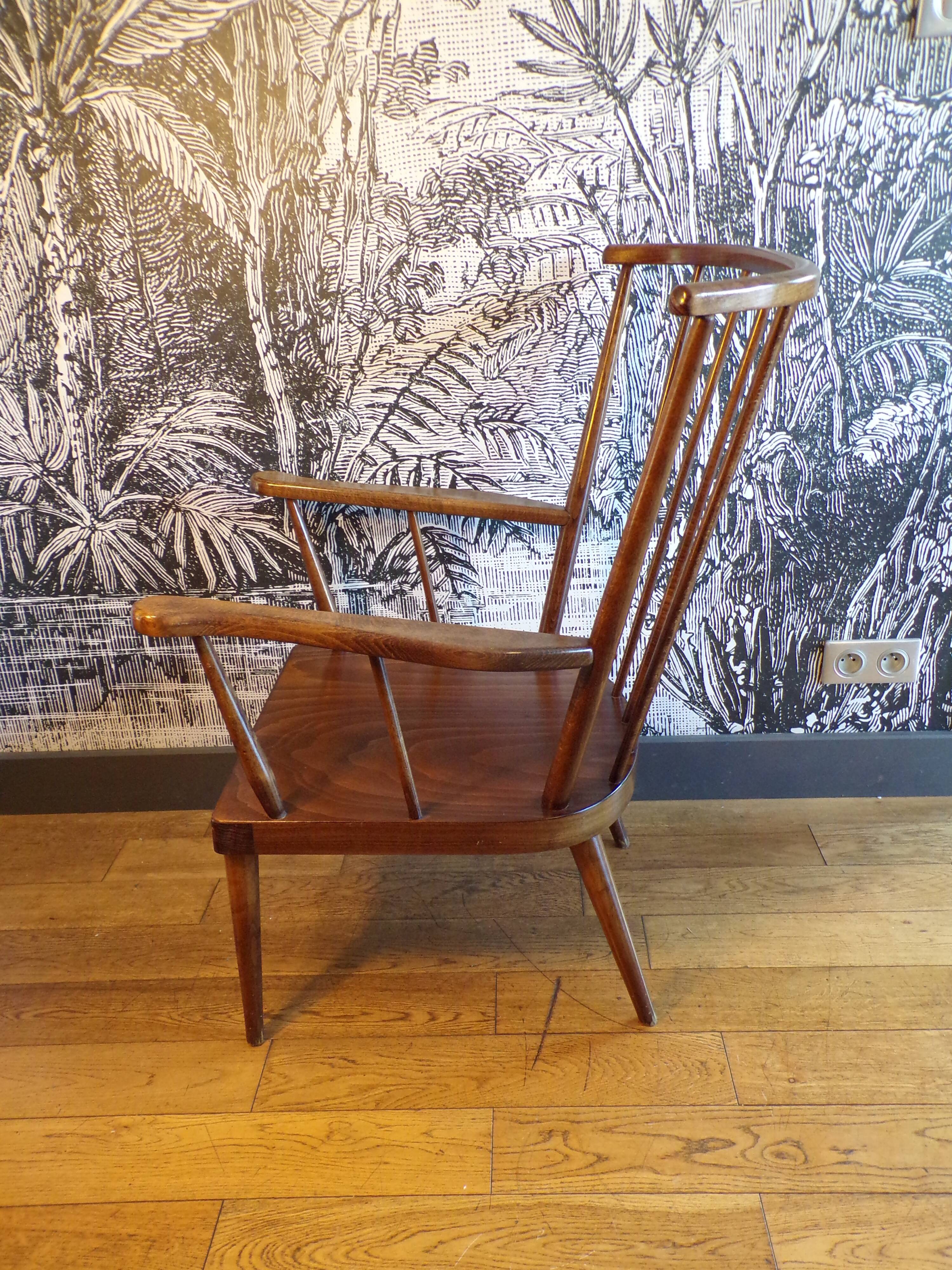 Baumann fan armchair