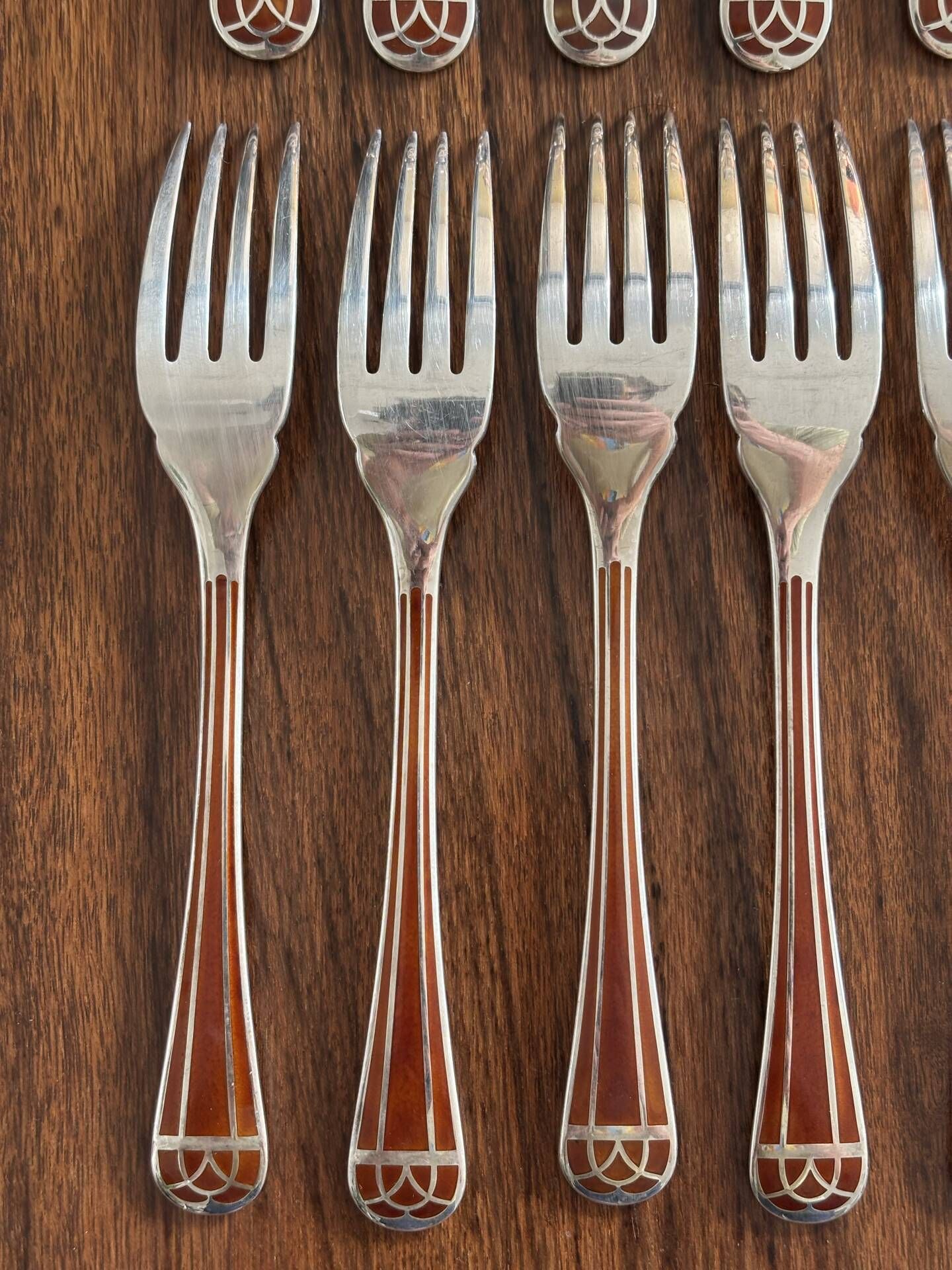 6 fish cutlery Christofle Talisman