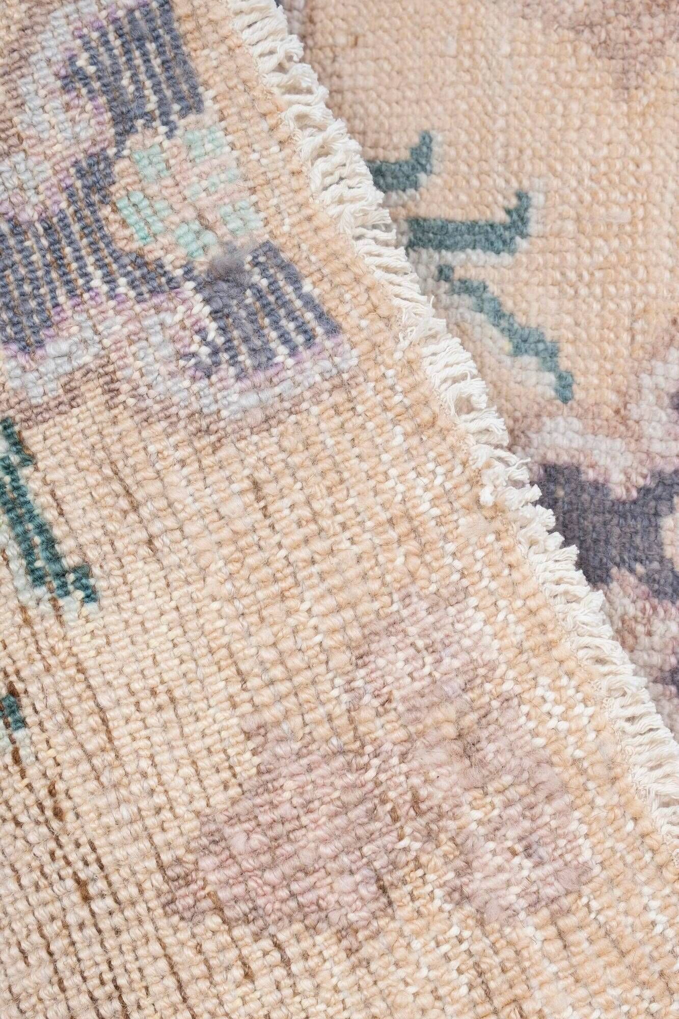 Vintage Turkish hallway rug 127x280 cm