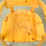 Vintage pine dining chairs by Rainer Daumiller for Hirtshals Sawmill, Denmark 70s