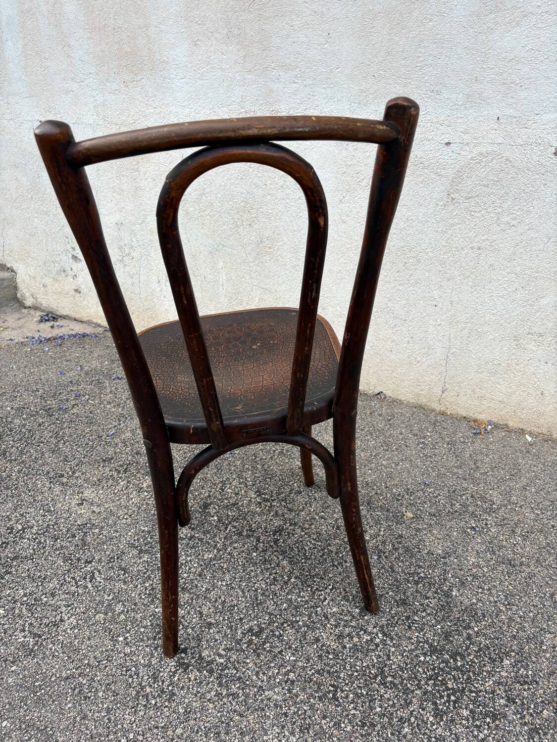 Fischel crocodile bistro chair