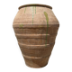 Ancient terracotta pottery jar