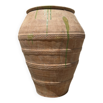 Jarre poterie en terre cuite ancienne