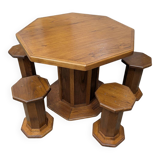 Table and stools