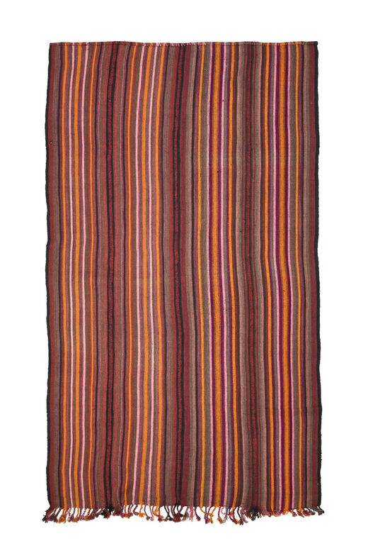 Striped Vintage Flatweave Carpet