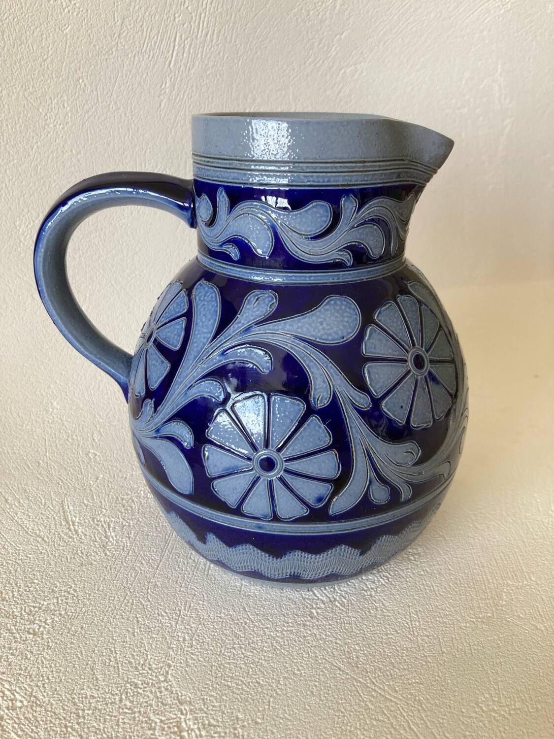 Pichet en grès d'Alsace Hubert Krumeich-Remmy Oberbetschdorf