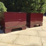 Pair of bedside tables or pieces of vintage sofa