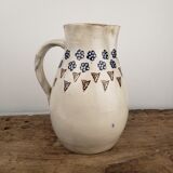 Handmade terracotta pitcher