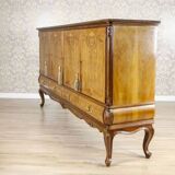Inlaid Walnut Living Room Cabinet, 1950s