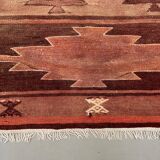 Large Vintage Turkish Kilim Rug 327x167 cm Wool Kelim