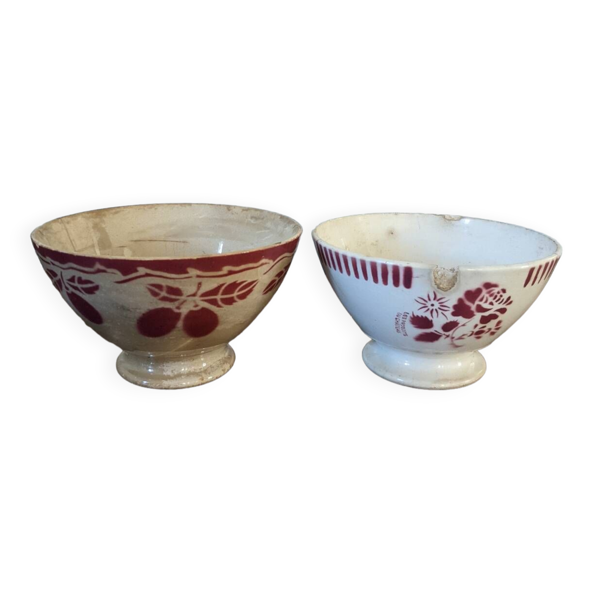 2 old bowls