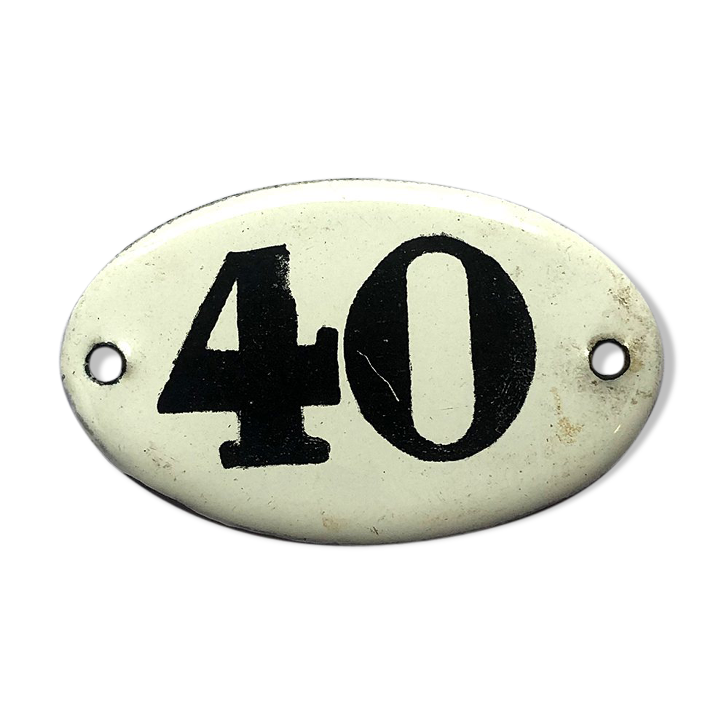 Enamelplate number 40