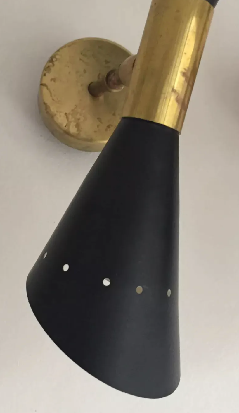 Pair butterfly socnces in the style of the 50