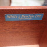 White & Newton teak sideboard, 1960s