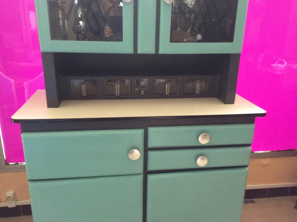 Meuble mado gris anthracite et bleu