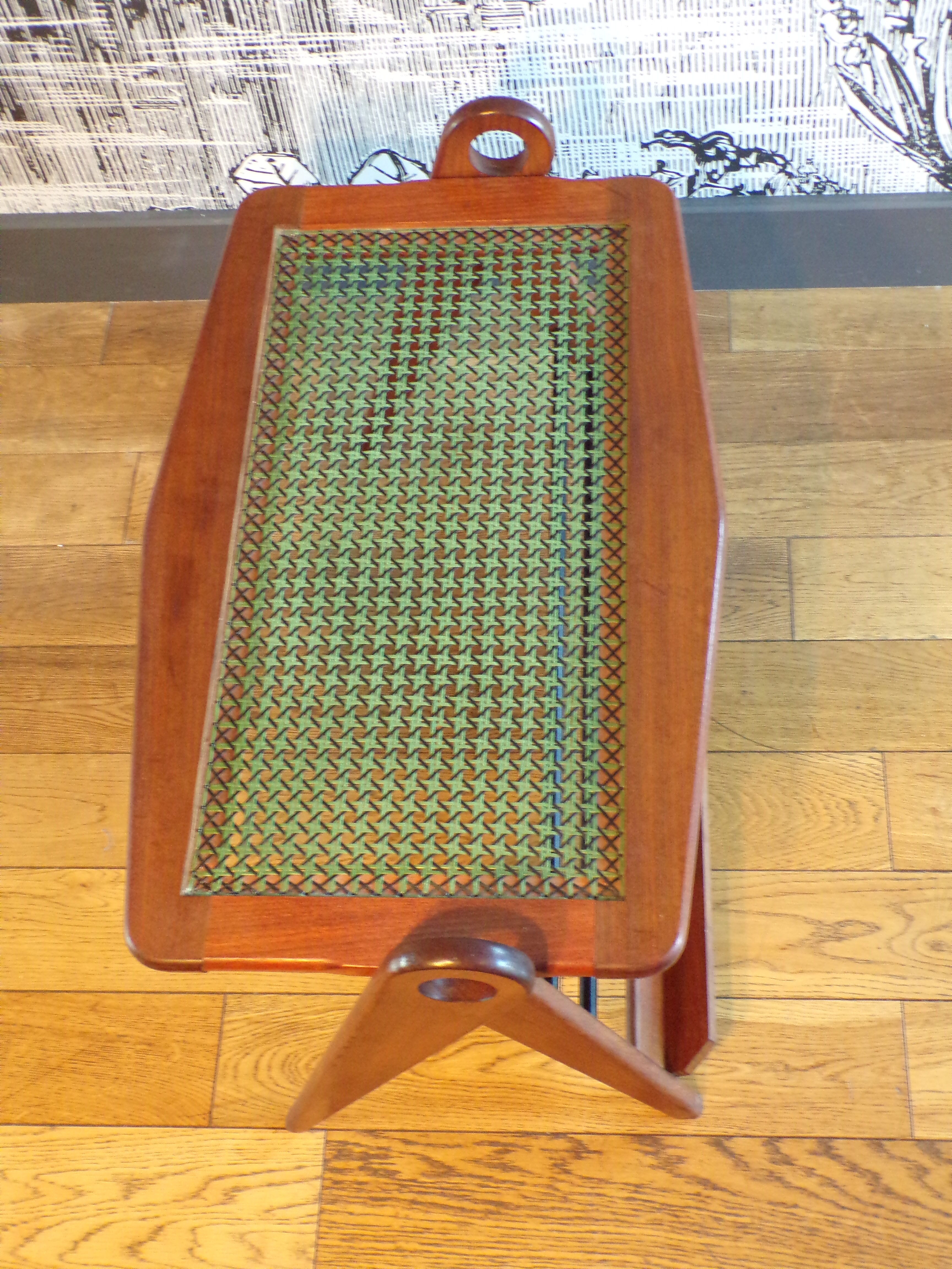 Scandinavian magazine coffee table in teak