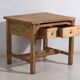 Central European pine kitchen table with two drawers – Tyrol, circa 1910
