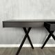 Brown wooden desk made