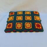 Vintage crochet cushion