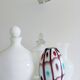 Murano Glass Colorful Ovoid Shaped Vase in The Style of A.Ve.M, Italy, 1960s
