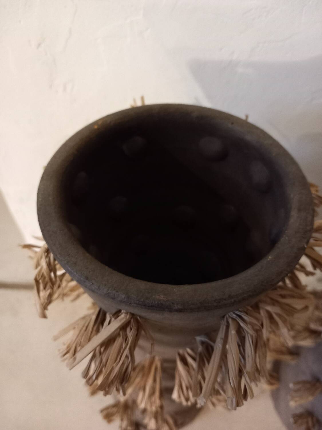 Pair of ethnic style terracotta vases