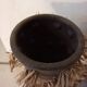 Paire de vases terre cuite style ethnique