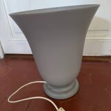 Grey opaline tulip lamp, Art Deco, typical 1930s