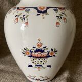 Ceramic vase decoration flowers