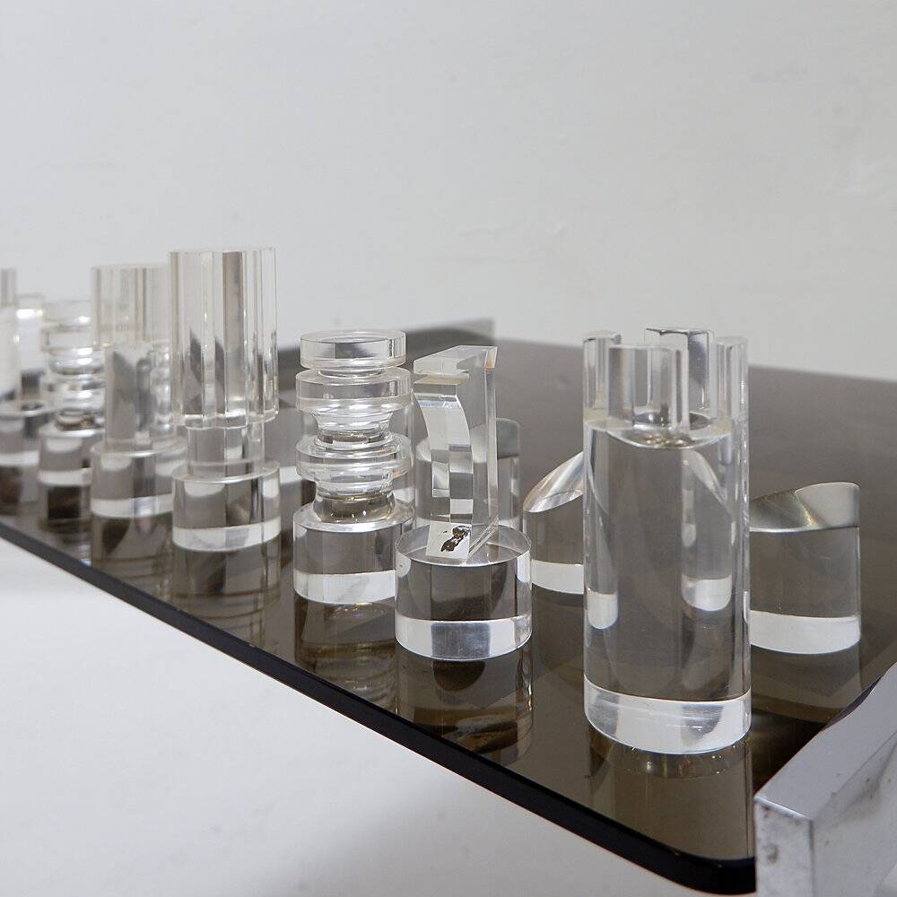 20th-century chess table by Michel Durand - 1970s