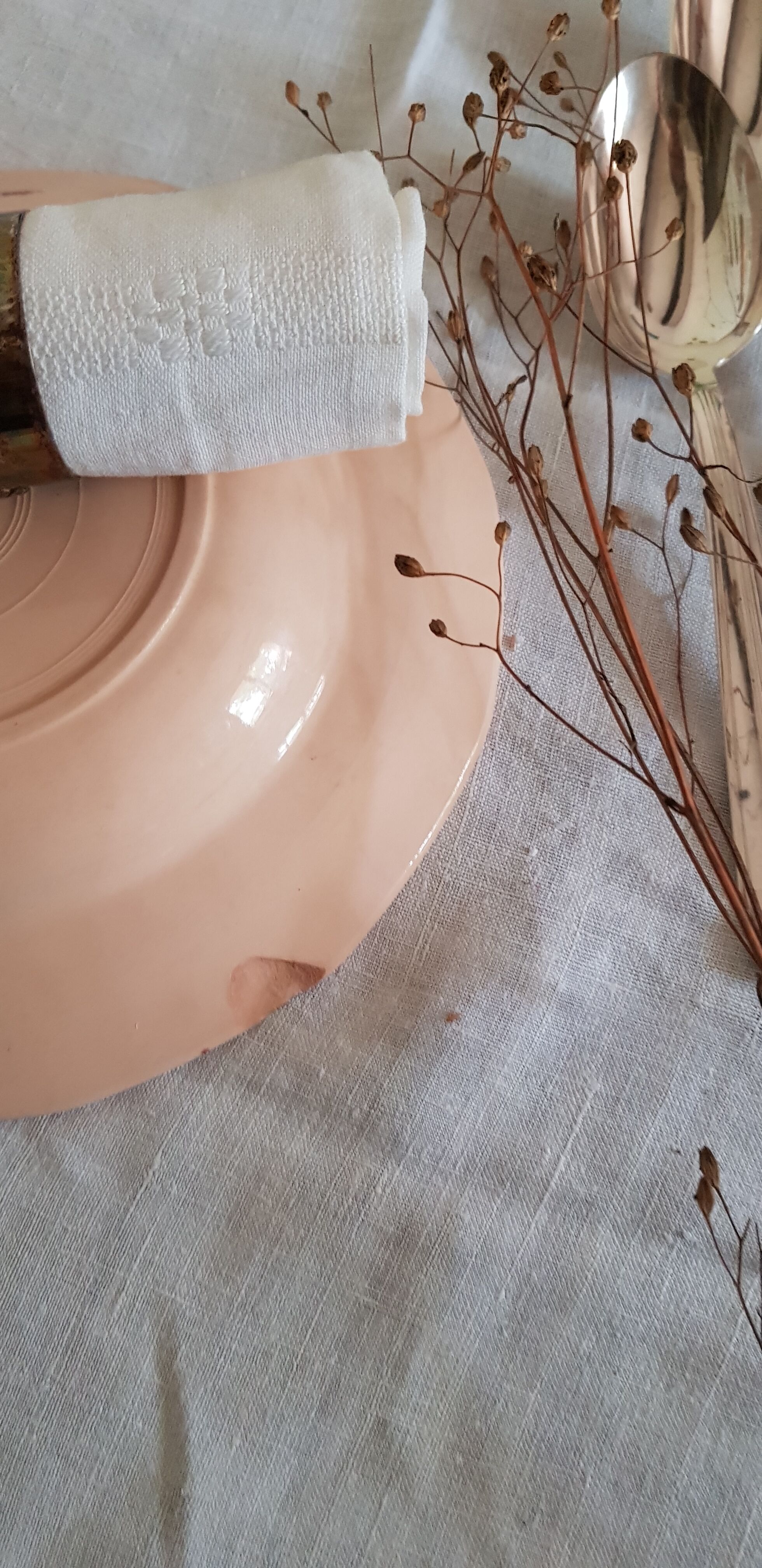 "Digoin Sarreguemines" soup plate service