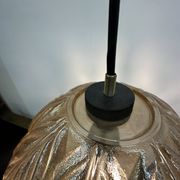Peil & Putzer glass leaf hanging lamp , 1970’s