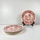 Set of 4 dessert plates "Burgenland" red, Villeroy & Boch