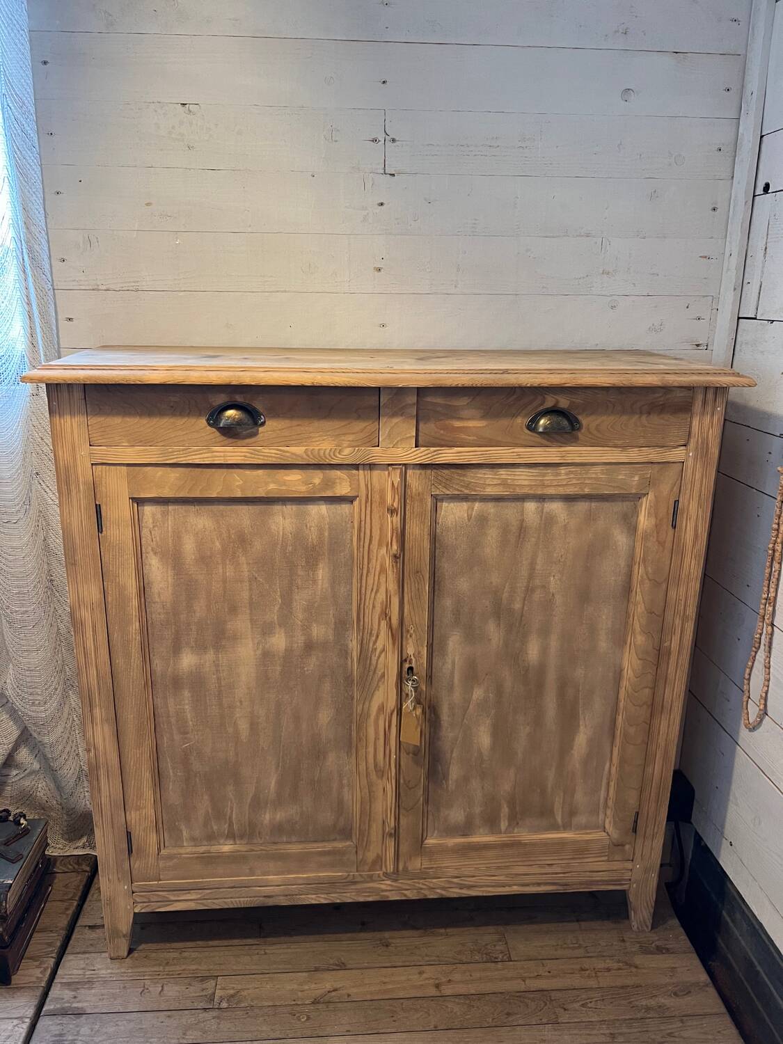 Parisian buffet in raw wood