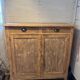 Parisian buffet in raw wood