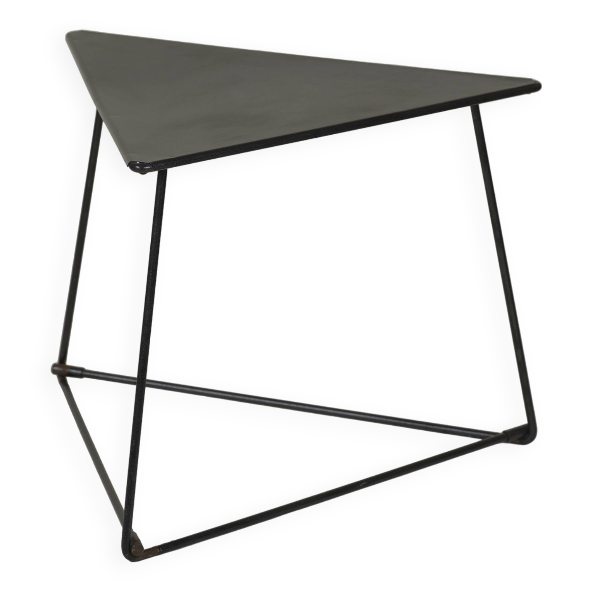Vintage Ikea OTI triangular side table by Niels Gammelgaard Circa 1980