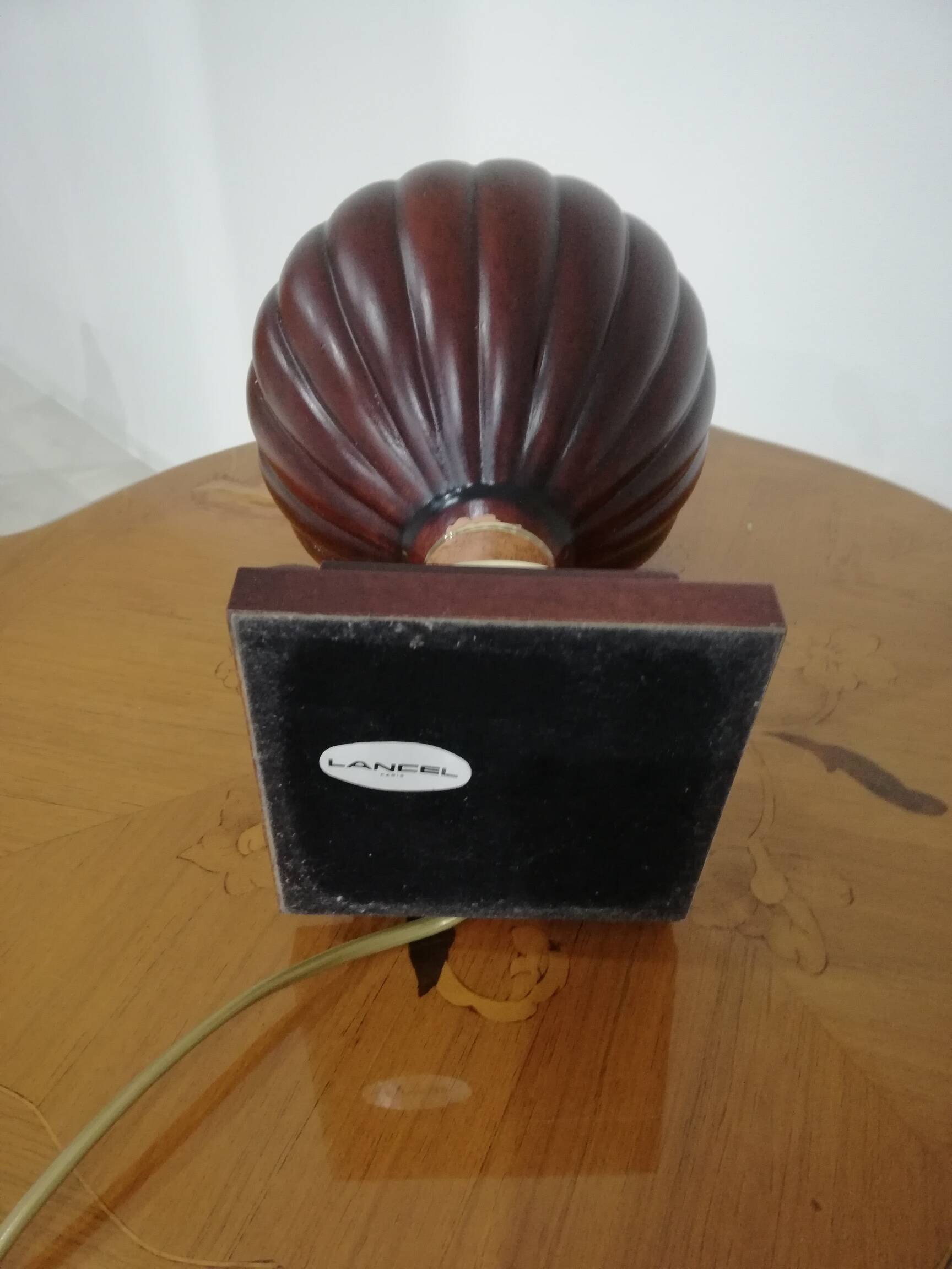 Lampe à poser  de marque "Lancel" sans abat-jour des année 80.
