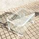 Coffee table DESIGN Modernist glass and transparent plexiglass Lucite DAVID LANGE 75x50