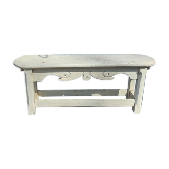 Wooden bench
