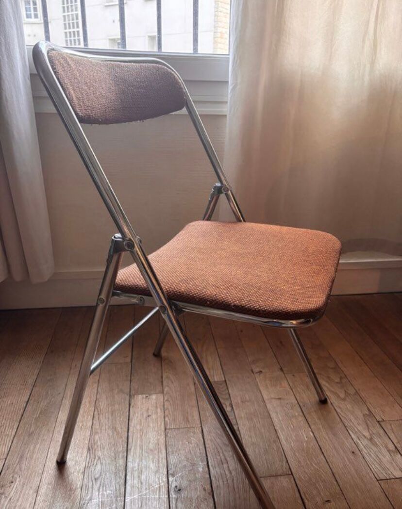 Souvignet folding chairs 1970s - made in france
