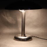 1930s Art Deco Nickel Mushroom Table Lamp Europe