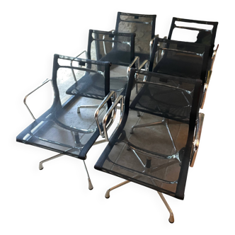 Vitra Aluminum Chair EA108 - Charles Eames: Set of 6